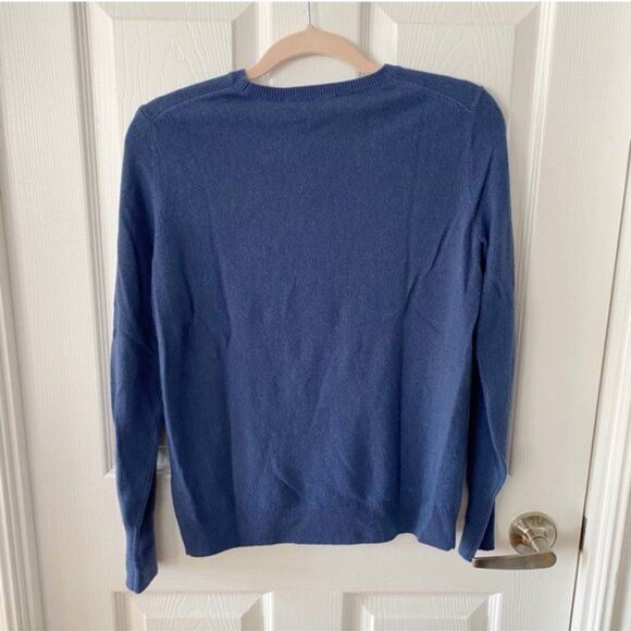 Everlane The Cashmere Crew Atlantic Blue Small - Picture 2 of 6
